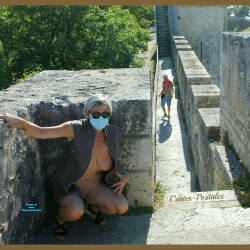 Pic #5 Provins Ville Medieval - Big Tits, Blonde, Public Exhibitionist, Flashing, Outdoors, Shaved, Amateur