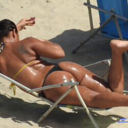 Pic #1 Janga Beach, Brazil - Beach, Brunette, Outdoors, Bikini Voyeur