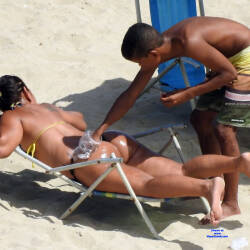 Pic #2 Janga Beach, Brazil - Beach, Brunette, Outdoors, Bikini Voyeur