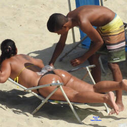 Pic #3 Janga Beach, Brazil - Beach, Brunette, Outdoors, Bikini Voyeur