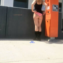 Pic #4 Teasing Fun - Public Exhibitionist, Flashing, Outdoors, Bush Or Hairy, Amateur