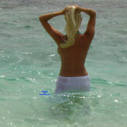 Pic #5 Beach In BVI - Nude Girls, Beach, Big Tits, Blonde, Mature, Outdoors, Amateur