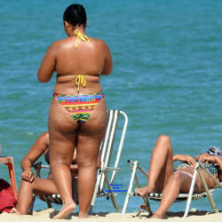 Pic #5 TAMBABA BEACH, BRAZIL - Beach, Big Ass, Big Tits, Ebony, Bikini Voyeur, Firm Ass, Round Ass, Beautiful Ass