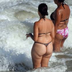 Pic #7 We are grateful for the visits. - Beach, Beach Pussy, Beach Voyeur, Bent Over, Big Ass, Big Tits