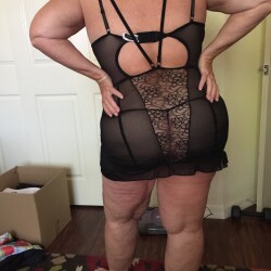 Pic #4 New lingerie  - Bbw, Bent Over, Big Ass, Big Tits, Lingerie, Mature, Natural Tits, See Through