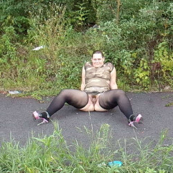 Pic #9 public nude - Bbw, Big Ass, Big Tits, Brunette, Flashing, Flashing Tits, Legs Spread Wide Open, Natural Tits, Outdoors, Public Exhibitionist, Public Place, Pussy, See Through, Trimmed Pussy, High Heels Amateurs