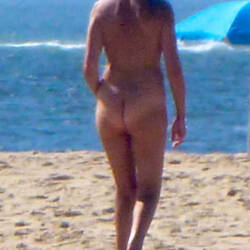 Pic #5 Atlantic beach as usual - Beach, Bent Over, Big Ass, Big Tits, Nude Amateurs, Nude Wives, Public Exhibitionist, Public Place