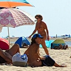 Pic #7 Atlantic beach as usual - Beach, Bent Over, Big Ass, Big Tits, Nude Amateurs, Nude Wives, Public Exhibitionist, Public Place