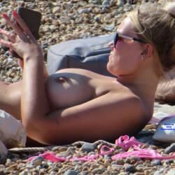 Pic #7 Beach Candids Brighton England Summer 2021 - Topless Amateurs, Topless Girlfriends, Topless Girls, Beach, Big Tits, Blonde, Public Exhibitionist, Natural Tits, Hanging Tits, Beach Pussy, Teens, Amateur, Beautiful Ass, Beach Voyeur