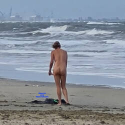 Pic #8 Nacked woman with dog. - Nude Amateurs, Nude Wives, Beach, Blonde, Public Exhibitionist, Outdoors, Voyeur