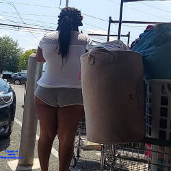 Pic #3 My day at Laundromat  - Big Ass, Big Tits, Outdoors