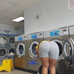 Pic #5 My day at Laundromat  - Big Ass, Big Tits, Outdoors