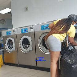 Pic #6 My day at Laundromat  - Big Ass, Big Tits, Outdoors