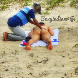 Pic #2 Topless beach massage 