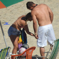 COUPLE IN PINA BEACH, BRAZIL