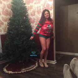 Pic #3 Christmas tree fun - Amateur, Ass, Bent Over, Big Ass, Big Tits, Brunette, Costume, Girls Stripping, Homemade Amateur, Mature, Mature Ass, Mature Pussy