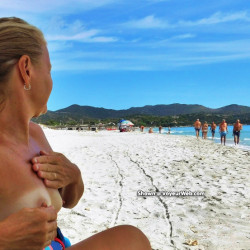 Pic #1 beach boob massage