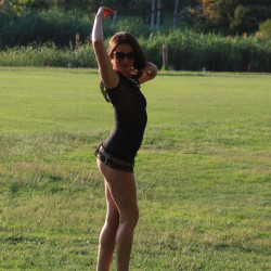 Pic #3 Golf 1 - Amateur, Ass, Beautiful Ass, Brunette, Flashing Tits, Hard Nipples, High Heels Amateurs, Milf, Milf Ass, Natural Tits, Nature, Outdoors, Perky Boobs, Round Ass, Round Tits, Sexiest Legs, Small Tits, Topless Amateurs, Topless Wives