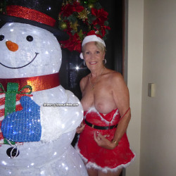 Pic #6 Christmas Part 1 - Amateur, Costume, Flashing, Flashing Tits, Homemade Amateur, Mature, Mature Ass, Mature Pussy, Pussy, Shaved