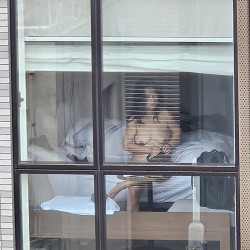 Pic #7 Chinese mature lady naked at hotel window