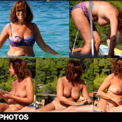 Pic #4 Nude MILF beach candid