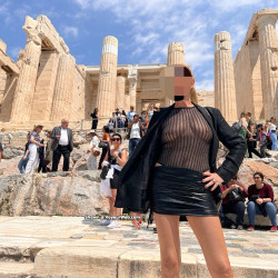 Pic #4 Athens 2024 - Amateur, Ass, Hanging Tits, Hard Nipples, Long Legs, Medium Tits, Natural Tits, Outdoors, Public Exhibitionist, Public Place, Pussy, See Through, Sexiest Legs, Women In See Through Clothes, Flashing, Flashing Tits