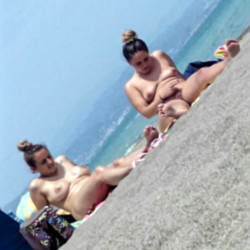 Pic #7 desnuda en la playa - Beach, Beach Pussy, Beach Voyeur, Big Tits, Brunette, Cunt Pics, Hanging Tits, Hard Nipples, Nature, Nude Amateurs, Nude Girls, Outdoors, Public Exhibitionist, Public Place, Sexiest Legs, Shaved, Young Woman