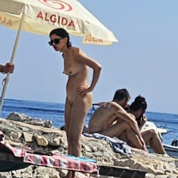 Pic #1 sexy ladies at the Croatian beach - Beach, Beach Pussy, Beach Voyeur, Voyeur