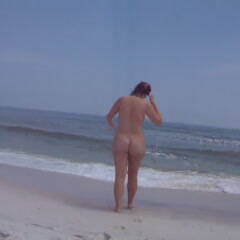 Jill Nude on the Beach