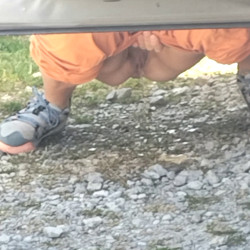 Pic #3 Caught pissing in nature