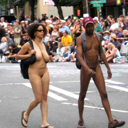 Pic #2 Black Couple At Fremont Solstice Parade