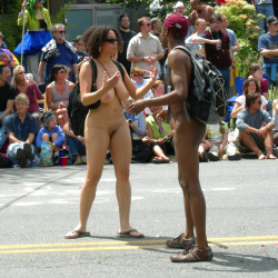 Pic #4 Black Couple At Fremont Solstice Parade