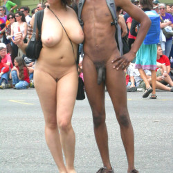 Pic #5 Black Couple At Fremont Solstice Parade