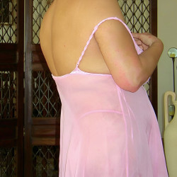 Pic #3 Pink babydoll tease